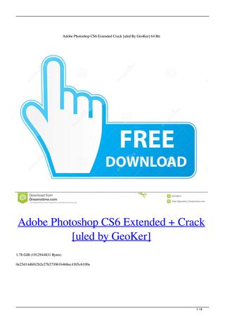Adobe photoshop cs6 extended crack .dll files 64 bit download